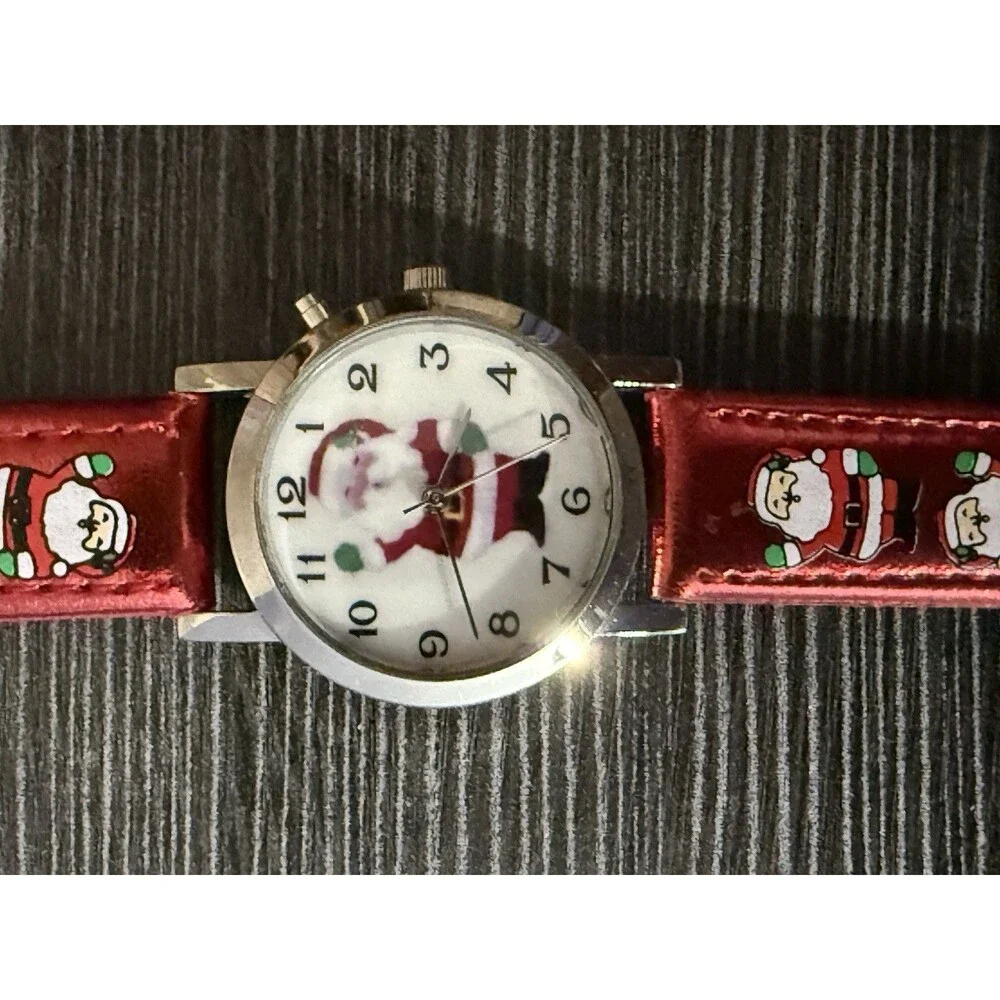 Ho-Ho-Ho! Festive Fun with this Santa Claus Women's Watch New Battery